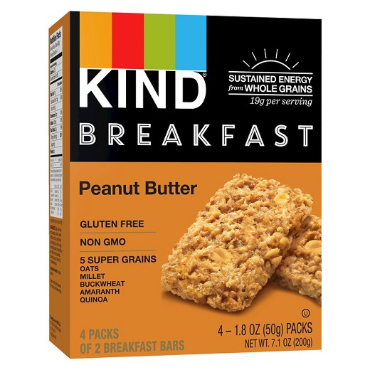 KIND Breakfast Granola Bars Peanut Butter 2/2pk